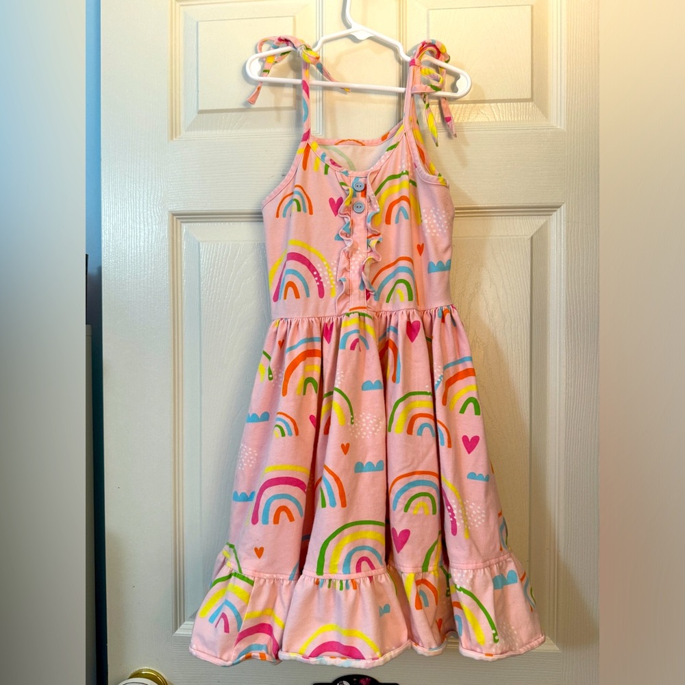 Eleanor Rose Rainbow Dress - sz 8/10